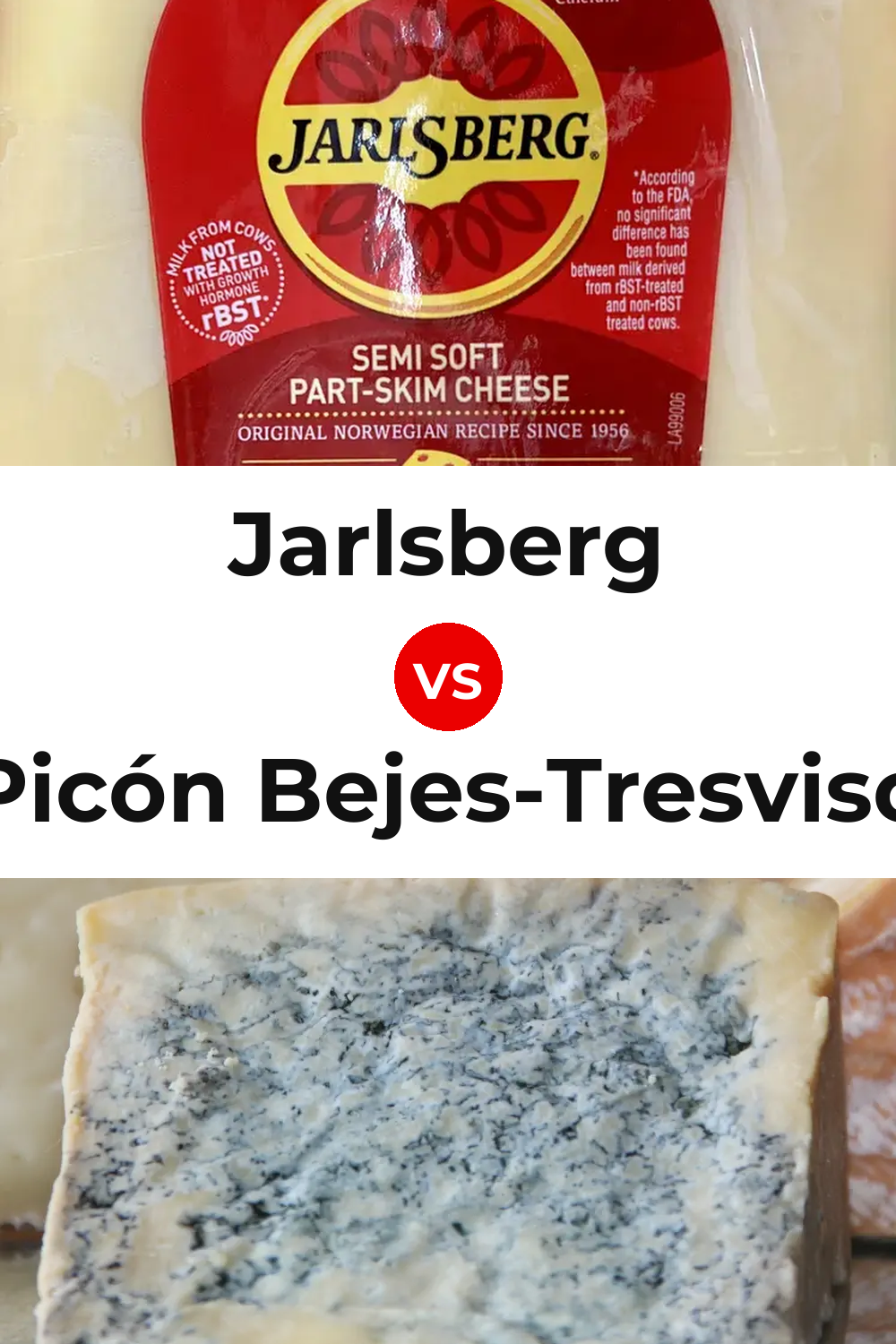 Jarlsberg Cheese vs Picón Bejes-Tresviso Cheese Pinterest comparison