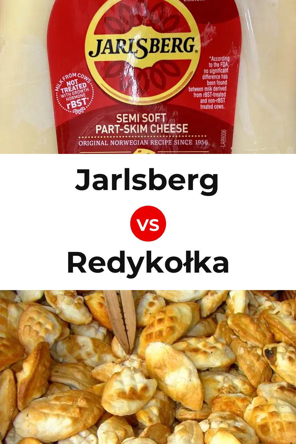 Jarlsberg Cheese vs Redykołka Cheese Pinterest comparison