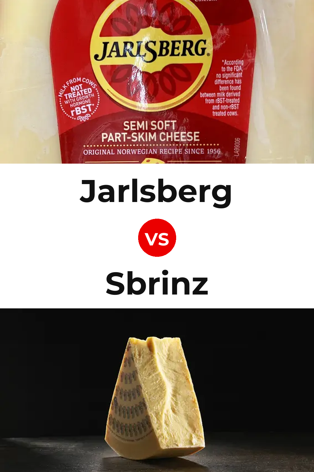 Jarlsberg Cheese vs Sbrinz Cheese Pinterest comparison