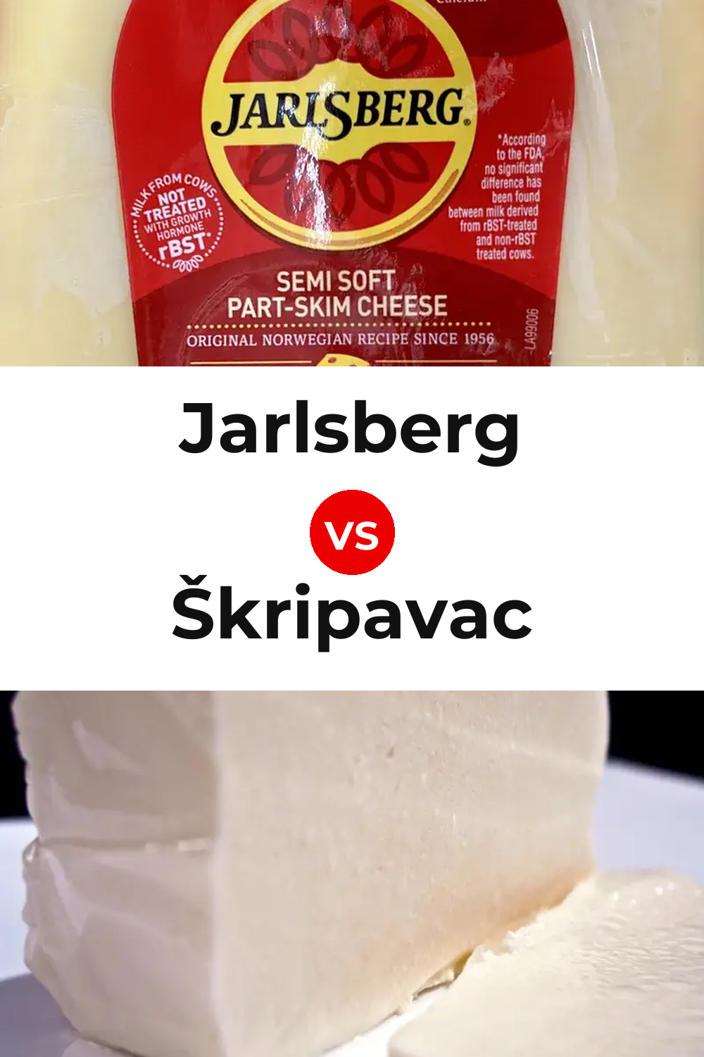 Jarlsberg Cheese vs Škripavac Cheese Pinterest comparison