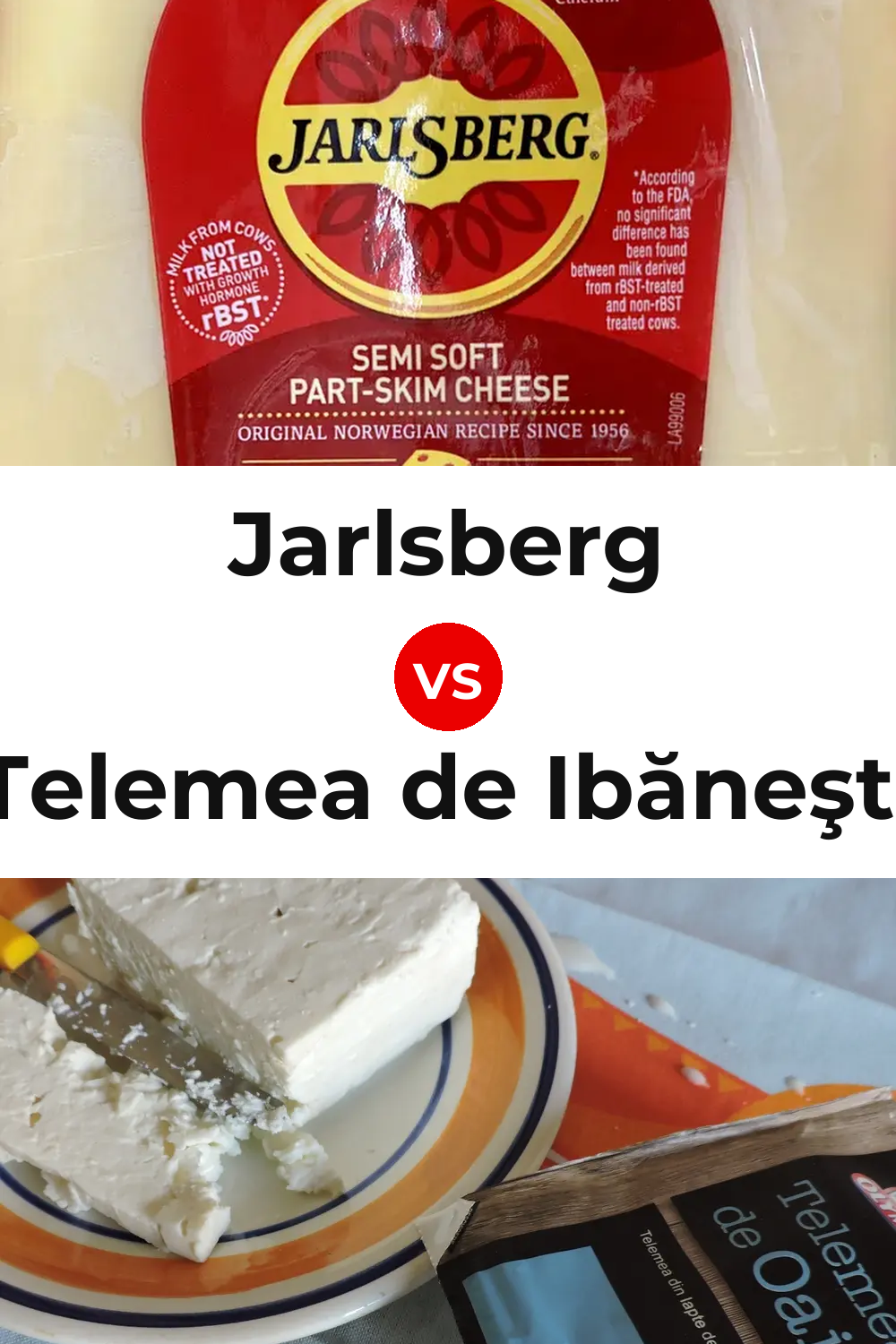 Jarlsberg Cheese vs Telemea de Ibăneşti Cheese Pinterest comparison
