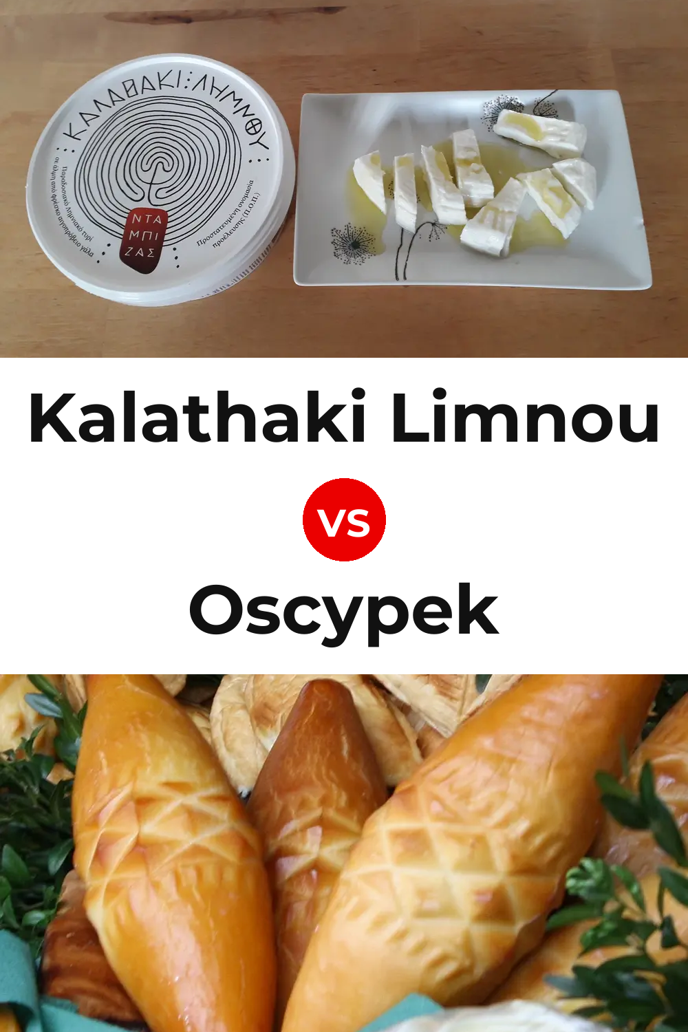 Kalathaki Limnou Cheese vs Oscypek Cheese Pinterest comparison