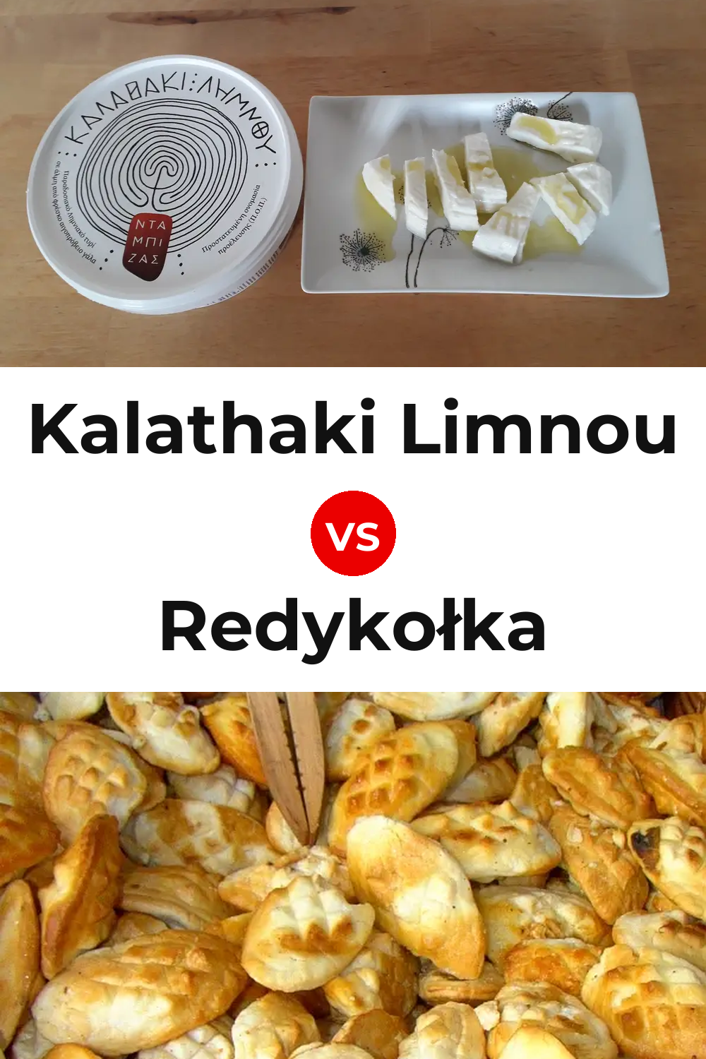 Kalathaki Limnou Cheese vs Redykołka Cheese Pinterest comparison