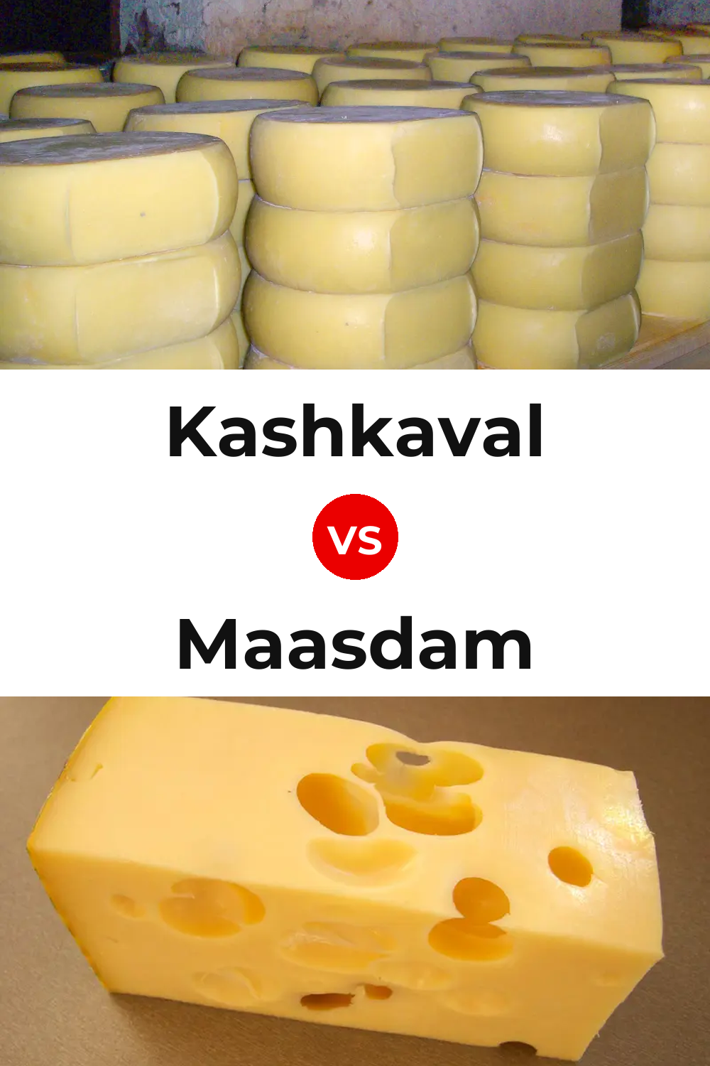 Kashkaval Cheese vs Maasdam Cheese Pinterest comparison