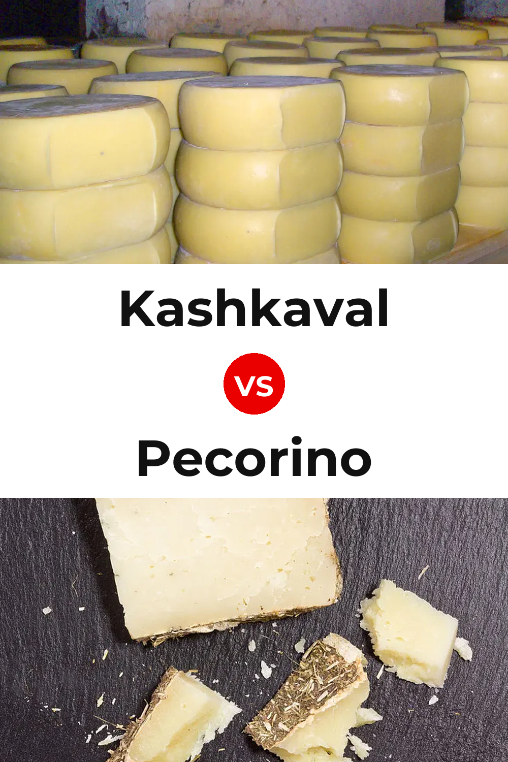 Kashkaval Cheese vs Pecorino Cheese Pinterest comparison