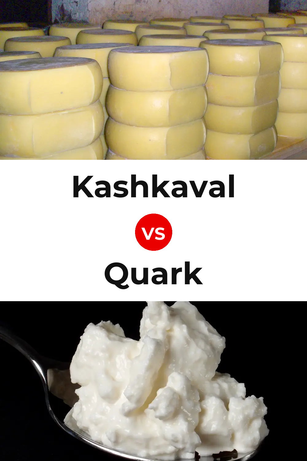 Kashkaval Cheese vs Quark Cheese Pinterest comparison