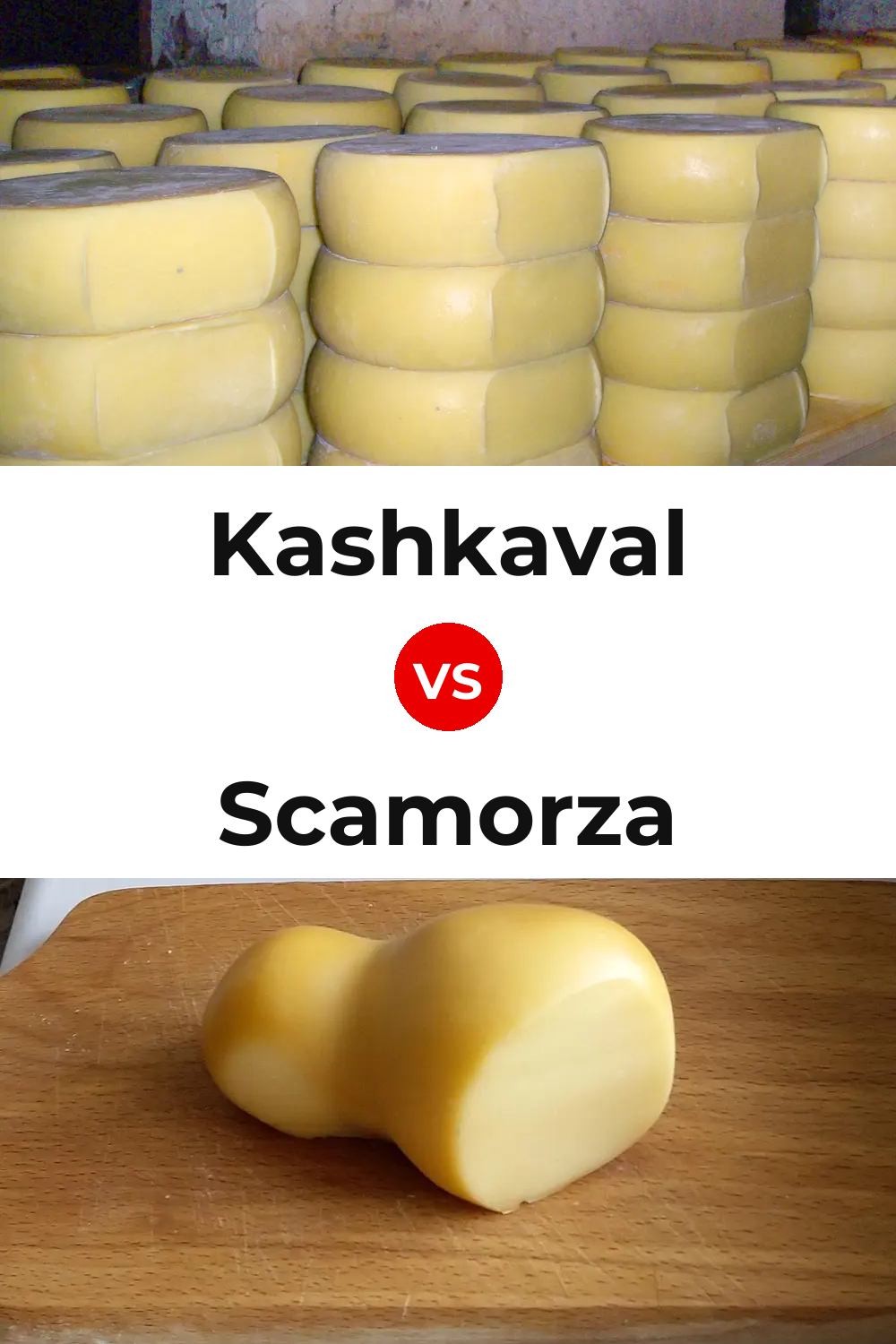 Kashkaval Cheese vs Scamorza Cheese Pinterest comparison