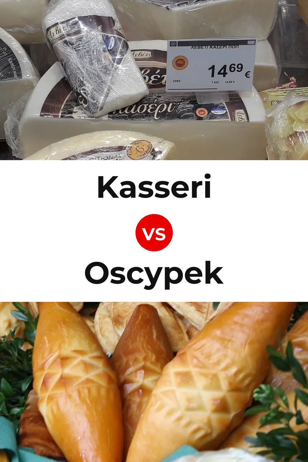 Kasseri Cheese vs Oscypek Cheese Pinterest comparison