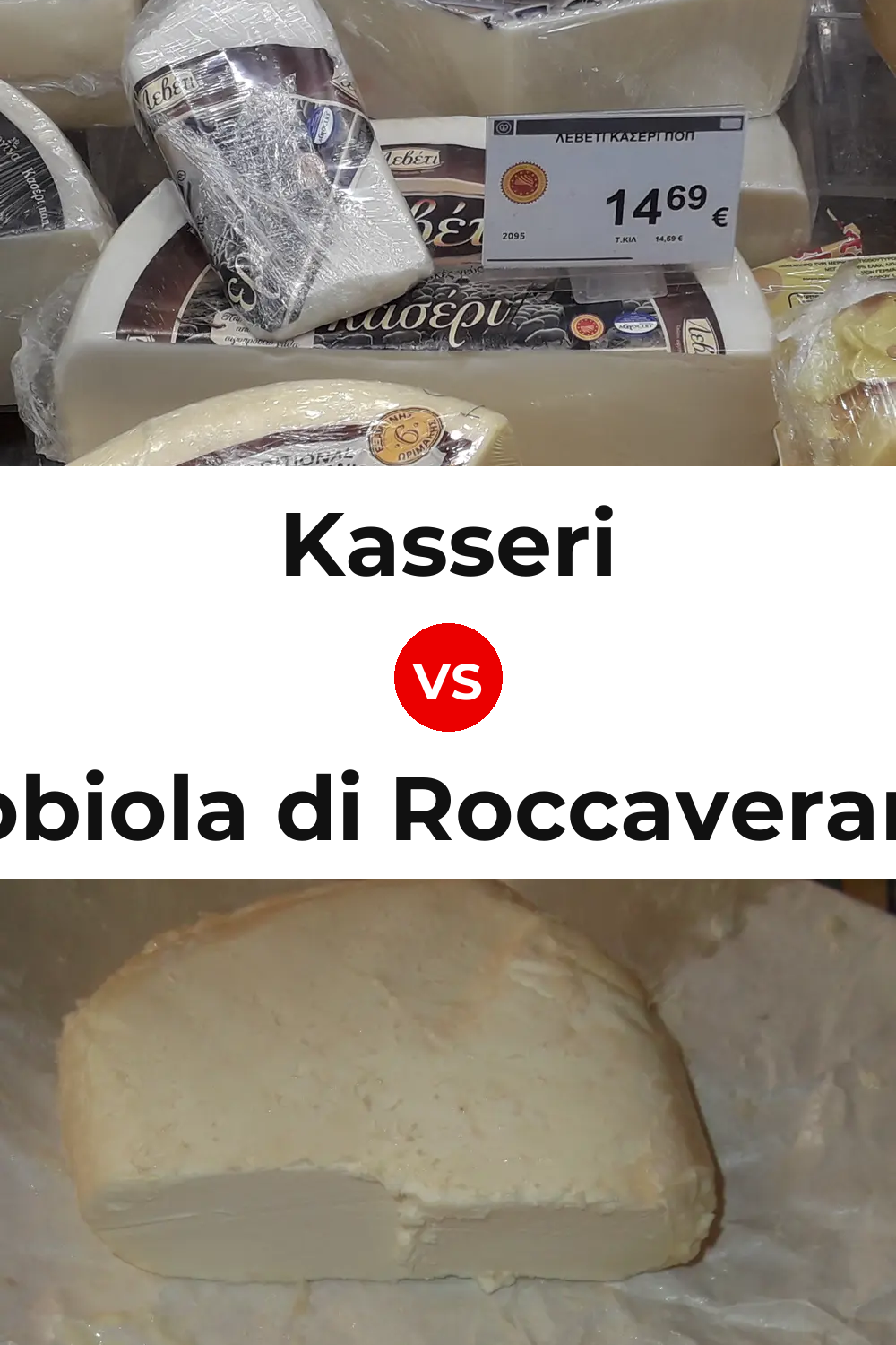 Kasseri Cheese vs Robiola di Roccaverano Cheese Pinterest comparison