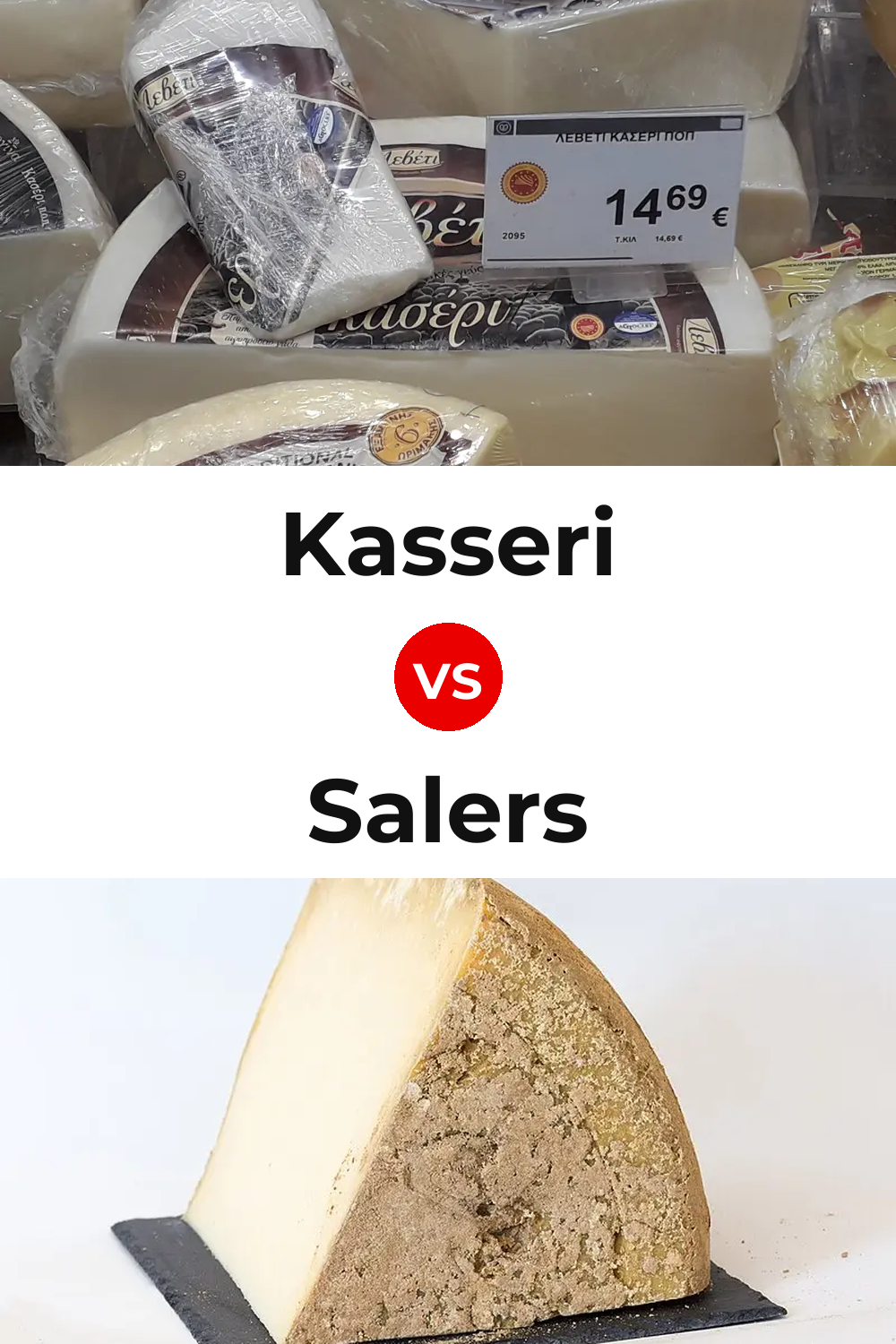 Kasseri Cheese vs Salers Cheese Pinterest comparison