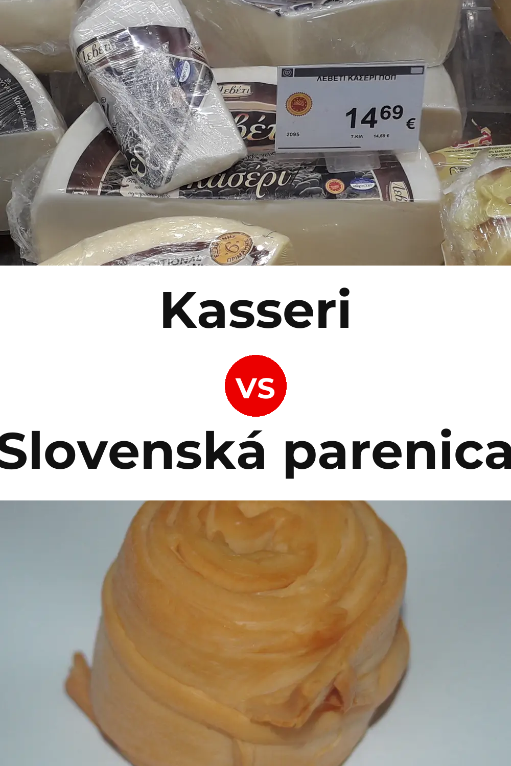 Kasseri Cheese vs Slovenská parenica Cheese Pinterest comparison