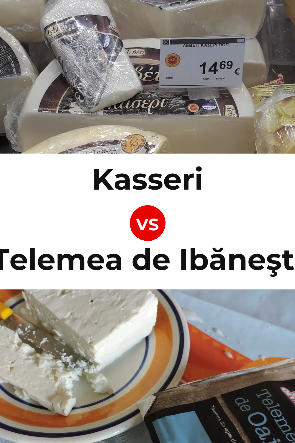 Kasseri Cheese vs Telemea de Ibăneşti Cheese Pinterest comparison