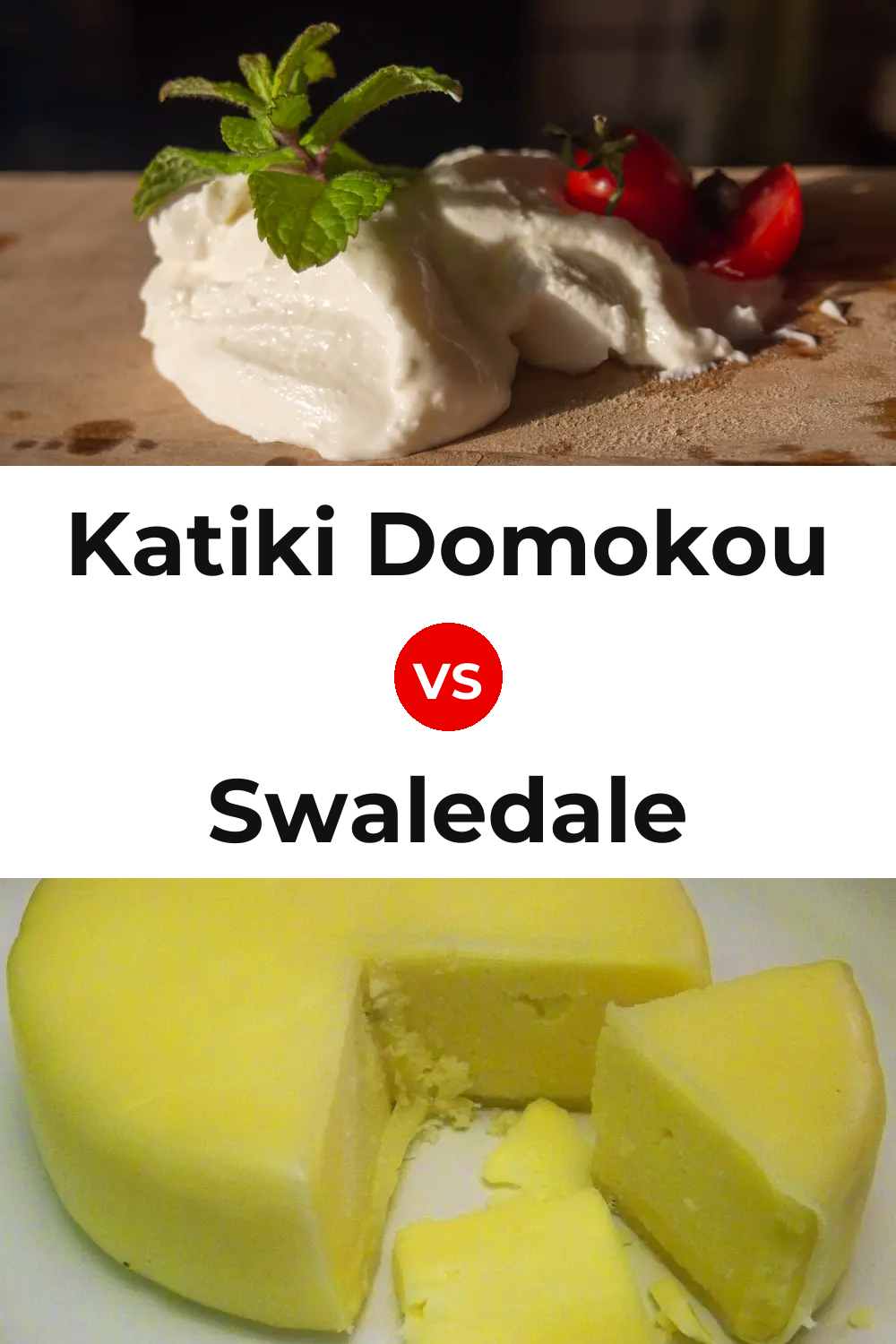 Katiki Domokou Cheese vs Swaledale Cheese Pinterest comparison