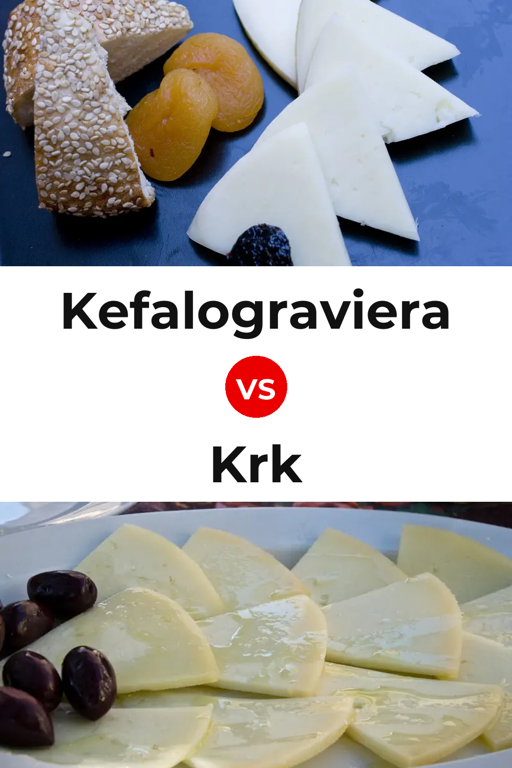 Kefalograviera Cheese vs Krk Cheese Pinterest comparison