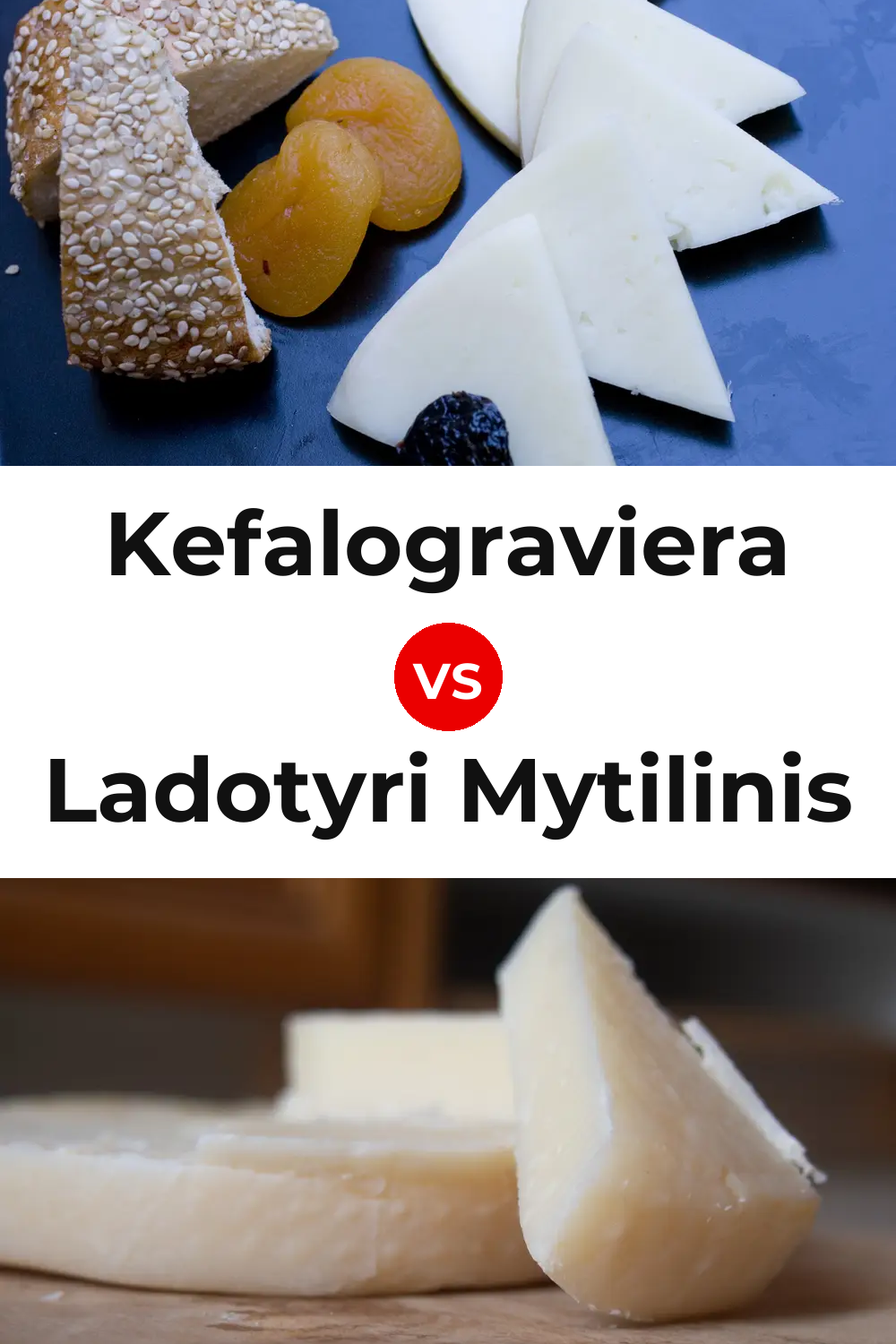 Kefalograviera Cheese vs Ladotyri Mytilinis Cheese Pinterest comparison