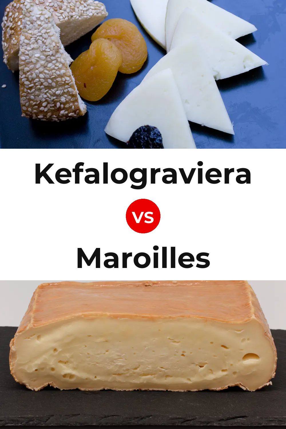 Kefalograviera Cheese vs Maroilles Cheese Pinterest comparison