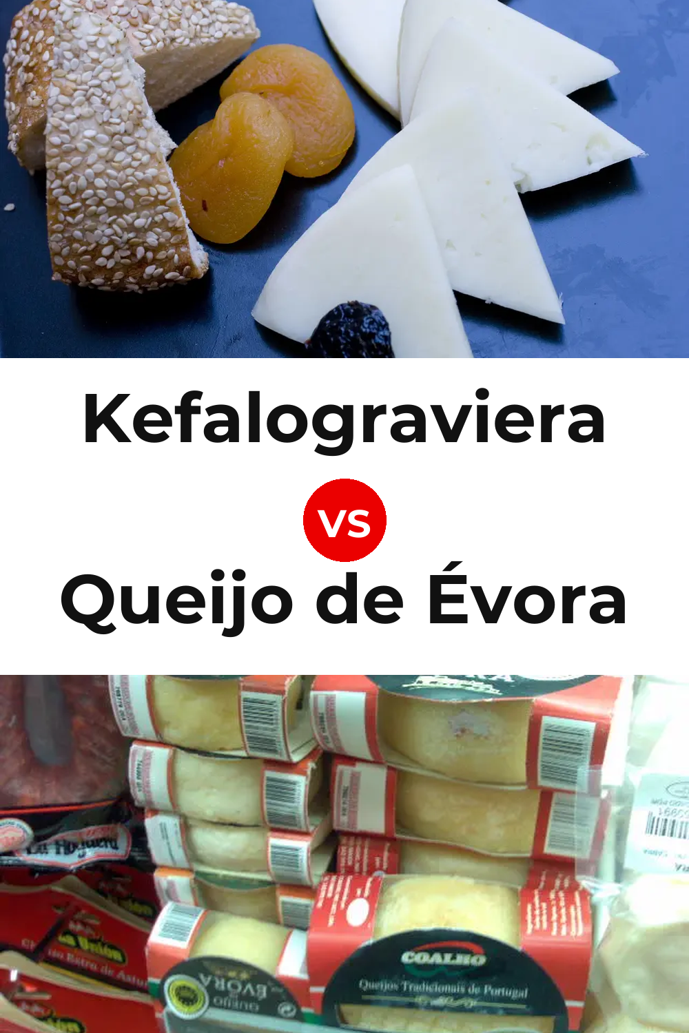 Kefalograviera Cheese vs Queijo de Évora Pinterest comparison