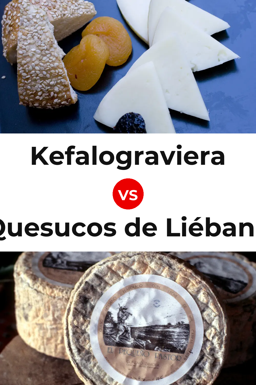 Kefalograviera Cheese vs Quesucos de Liébana Cheese Pinterest comparison