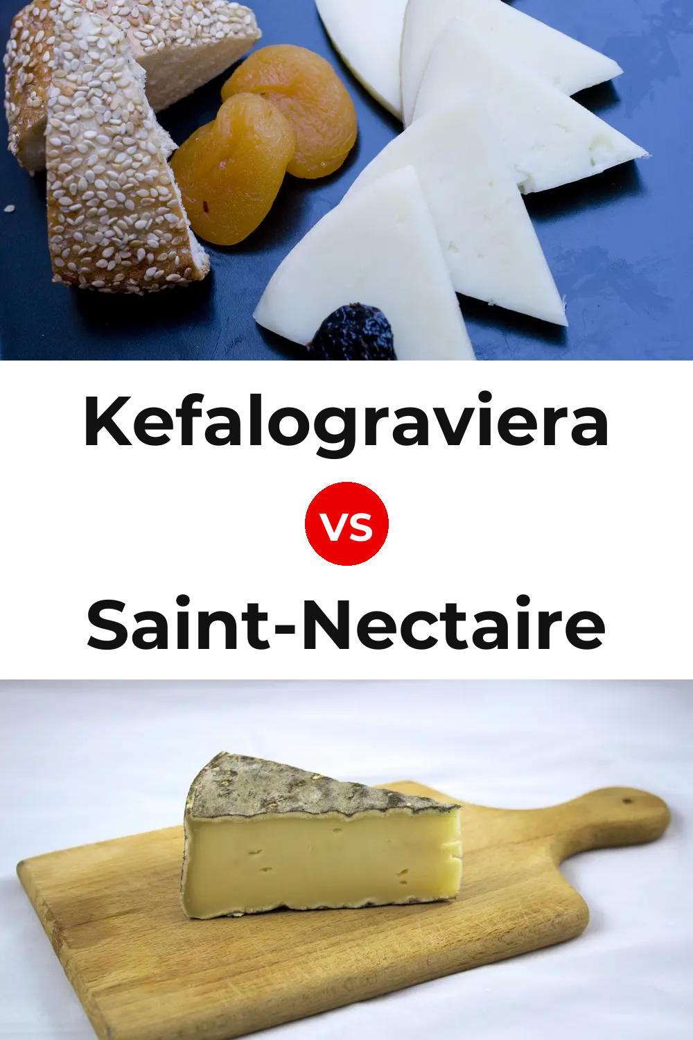 Kefalograviera Cheese vs Saint-Nectaire Cheese Pinterest comparison