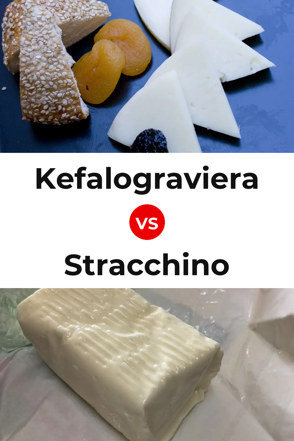 Kefalograviera Cheese vs Stracchino Cheese Pinterest comparison