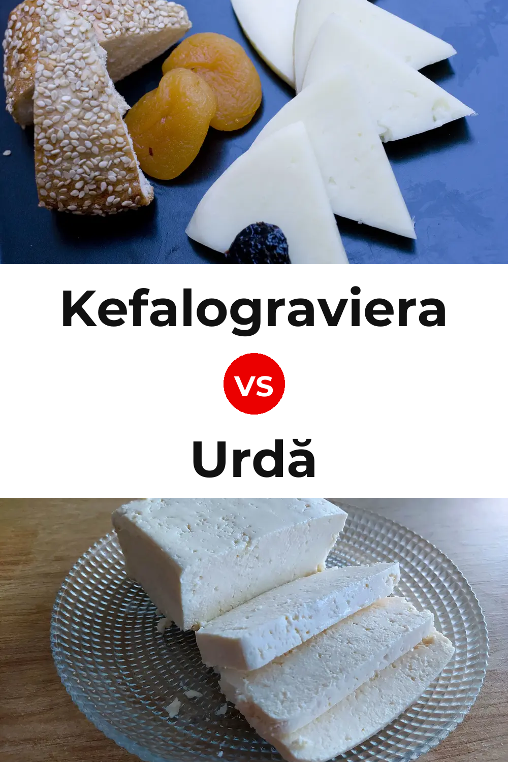 Kefalograviera Cheese vs Urdă Cheese Pinterest comparison