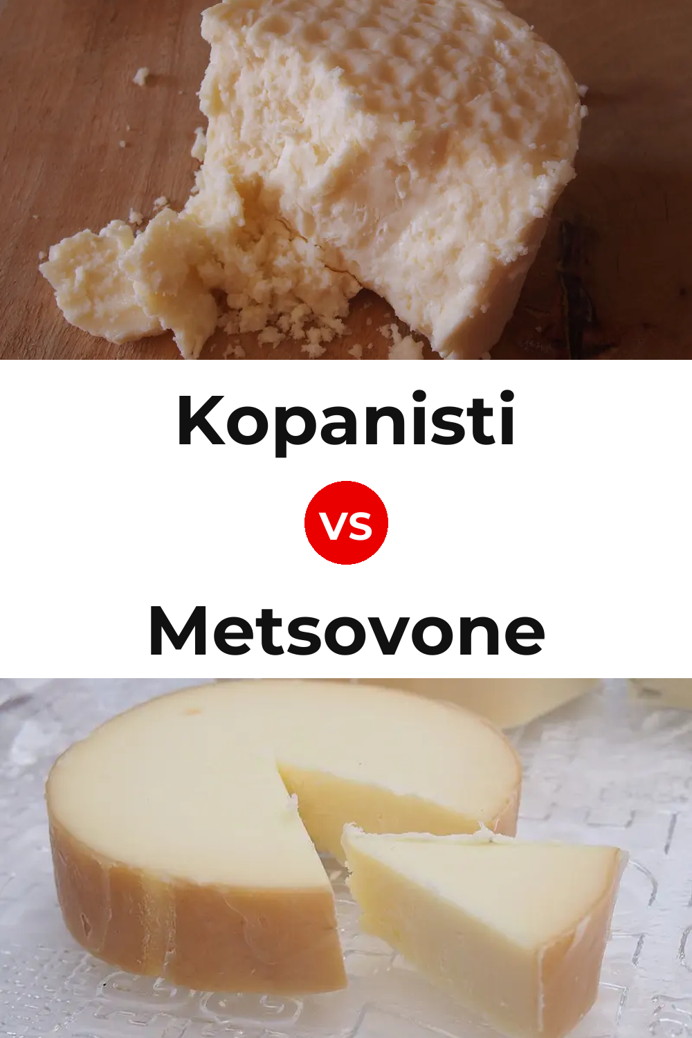 Kopanisti Cheese vs Metsovone Cheese Pinterest comparison