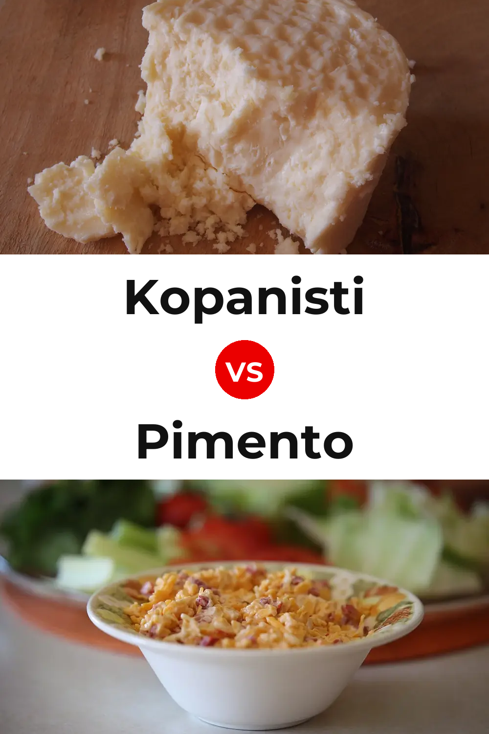 Kopanisti Cheese vs Pimento Cheese Pinterest comparison