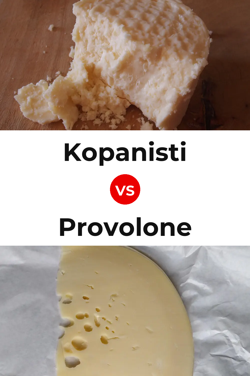 Kopanisti Cheese vs Provolone Cheese Pinterest comparison