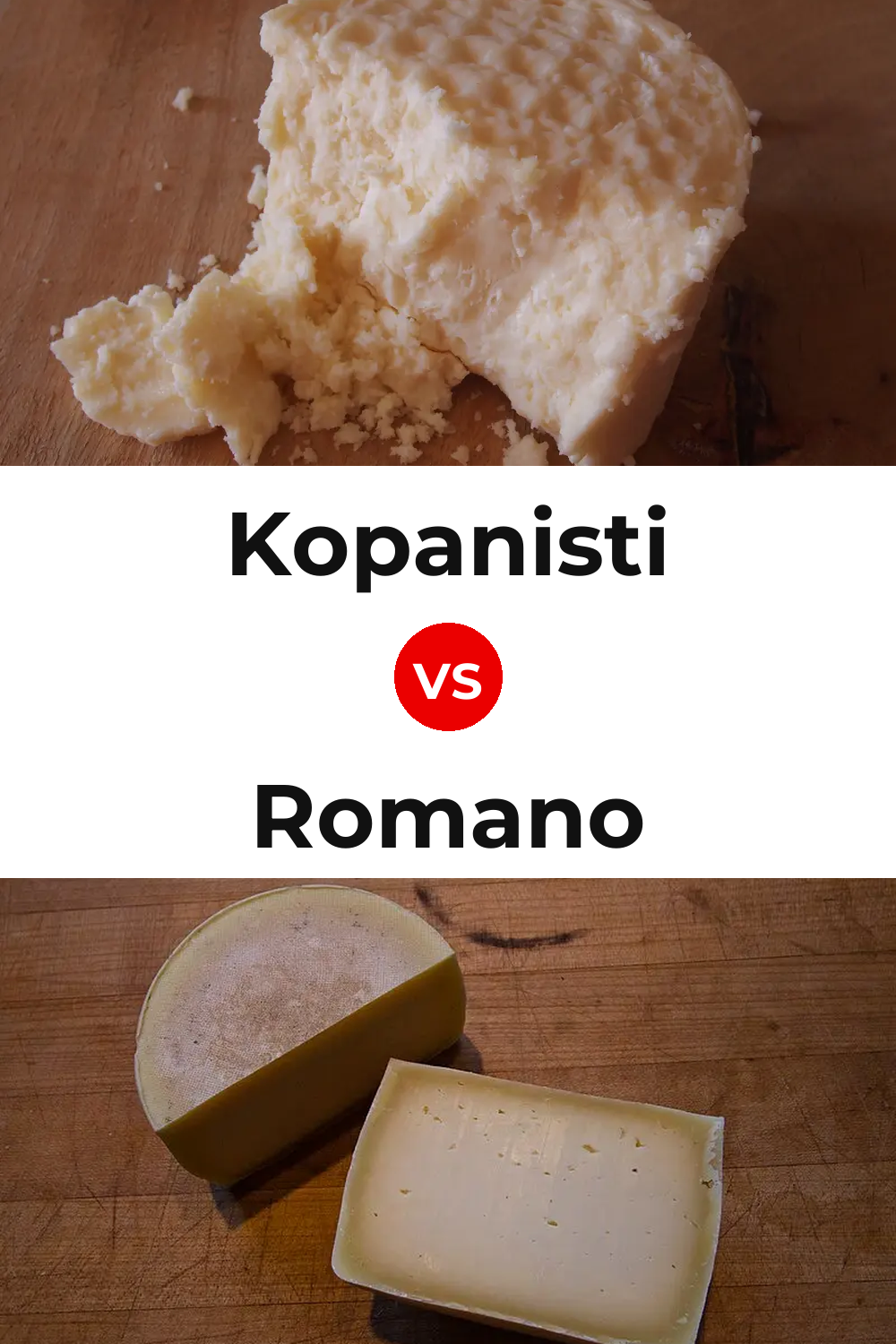 Kopanisti Cheese vs Romano Cheese Pinterest comparison