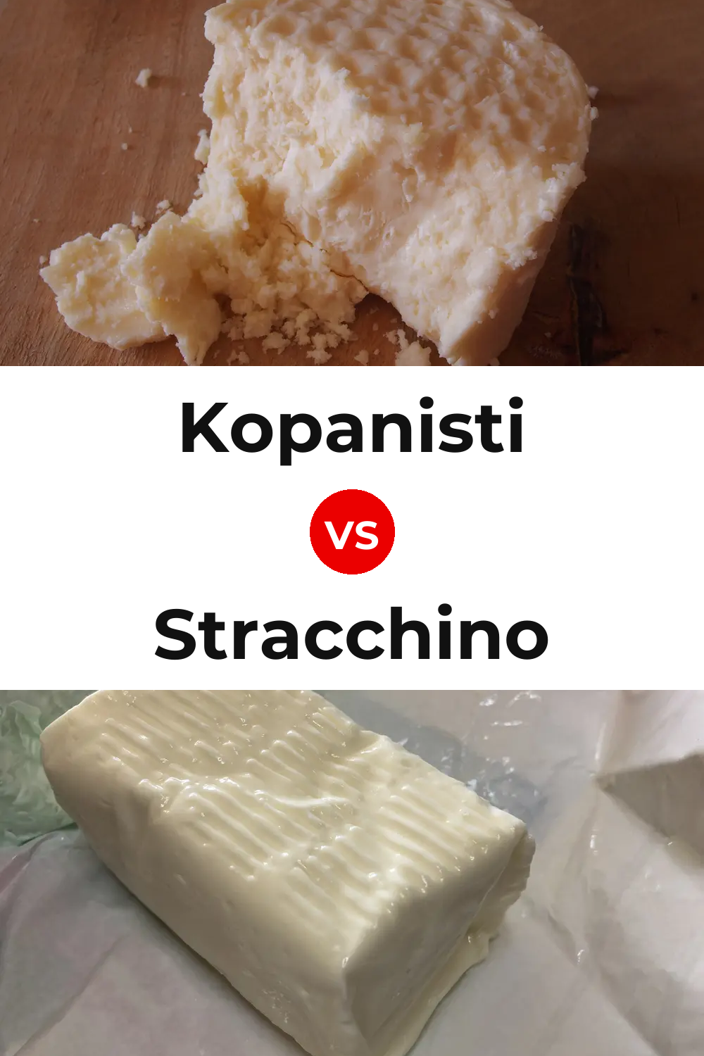 Kopanisti Cheese vs Stracchino Cheese Pinterest comparison