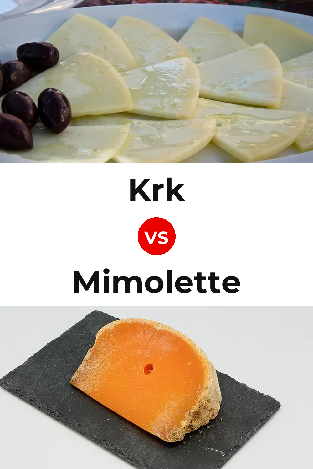 Krk Cheese vs Mimolette Cheese Pinterest comparison