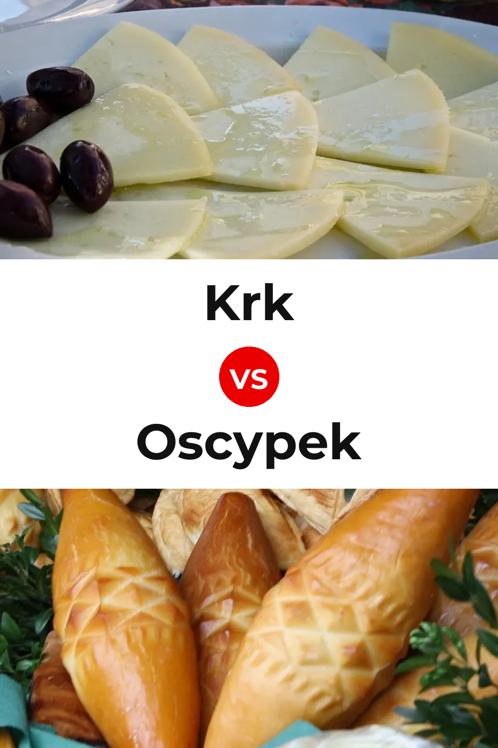 Krk Cheese vs Oscypek Cheese Pinterest comparison