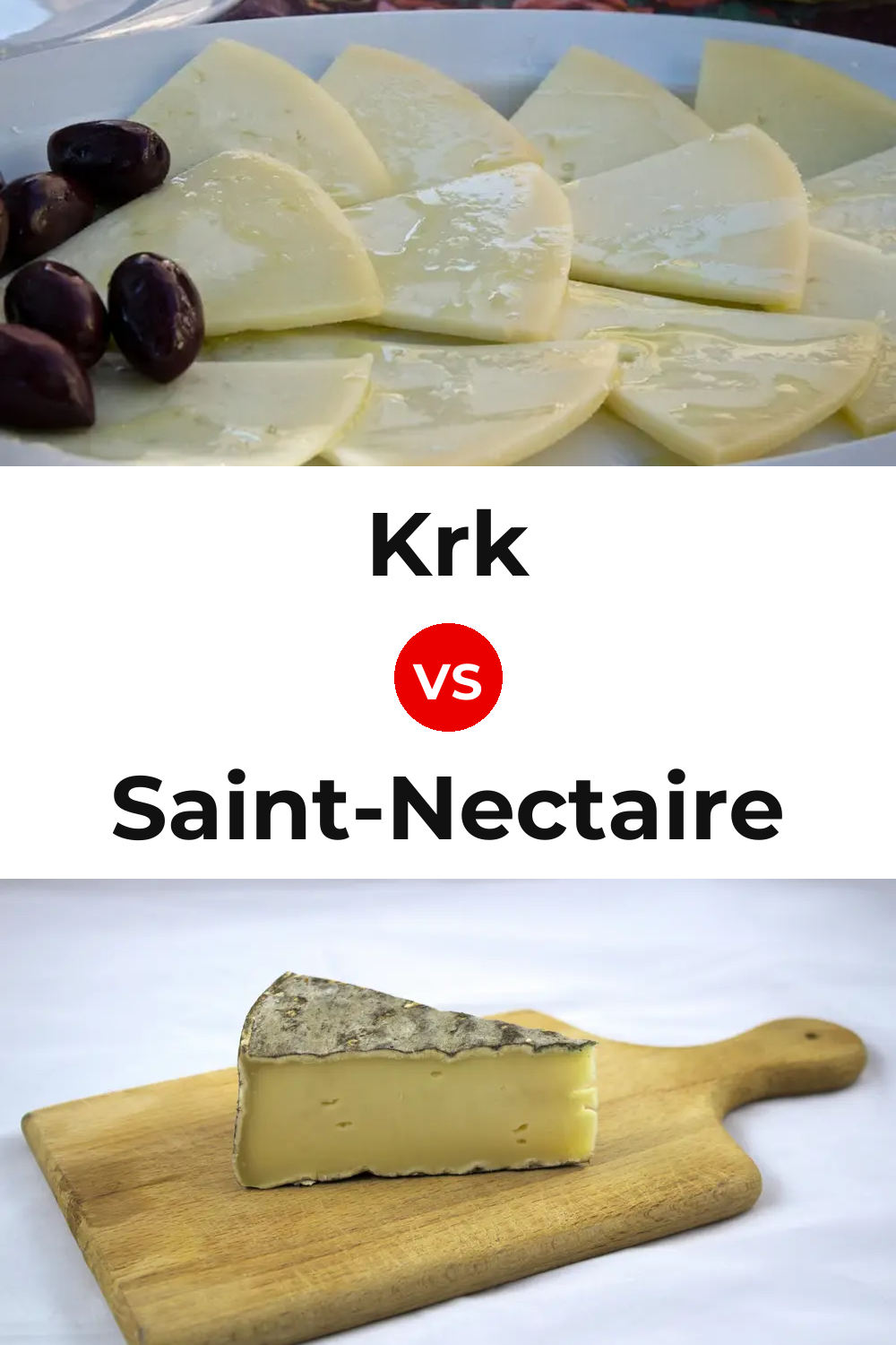 Krk Cheese vs Saint-Nectaire Cheese Pinterest comparison