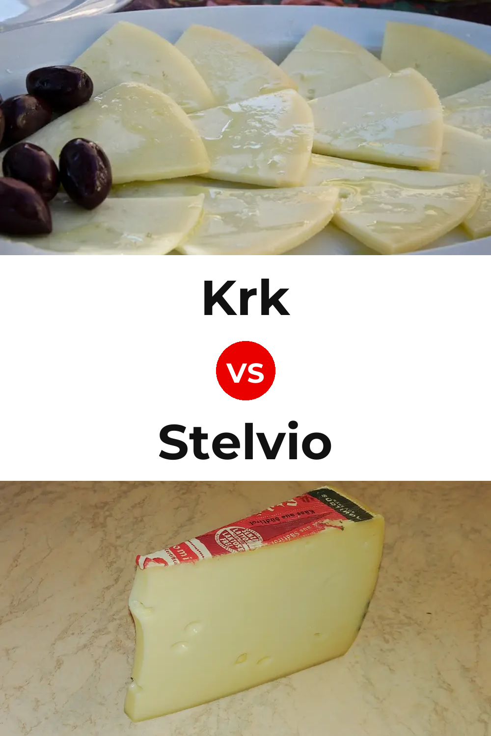 Krk Cheese vs Stelvio Cheese Pinterest comparison