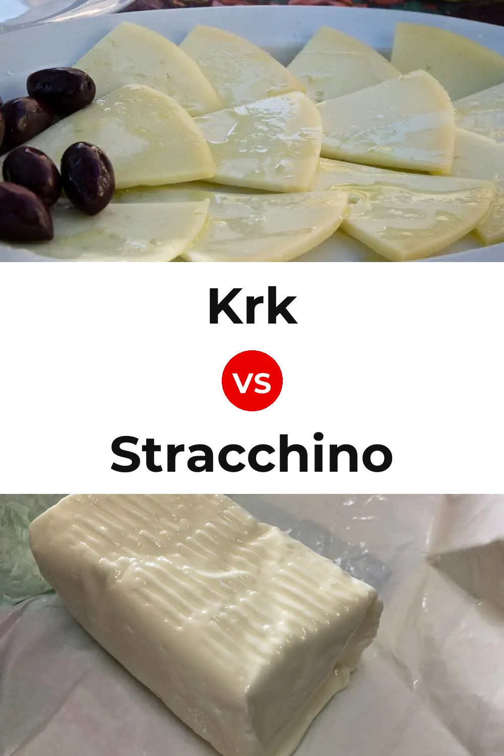 Krk Cheese vs Stracchino Cheese Pinterest comparison