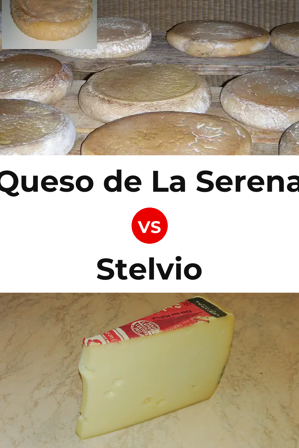 Queso de La Serena vs Stelvio Cheese Pinterest comparison