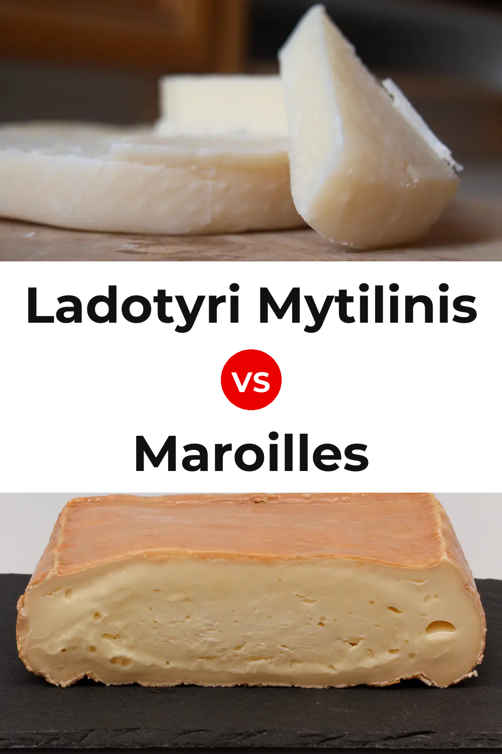 Ladotyri Mytilinis Cheese vs Maroilles Cheese Pinterest comparison