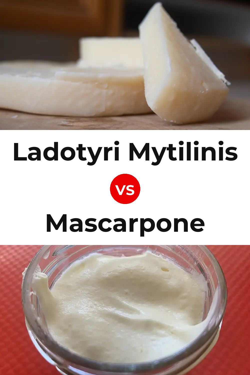 Ladotyri Mytilinis Cheese vs Mascarpone Cheese Pinterest comparison