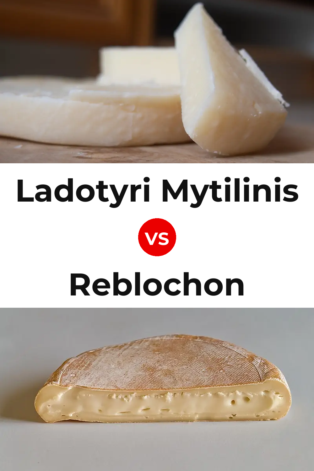 Ladotyri Mytilinis Cheese vs Reblochon Cheese Pinterest comparison
