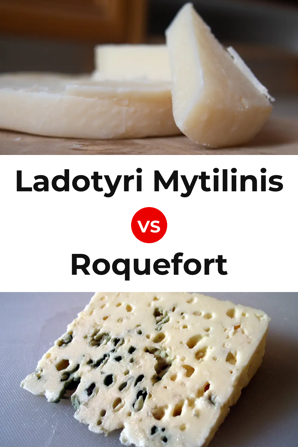 Ladotyri Mytilinis Cheese vs Roquefort Cheese Pinterest comparison