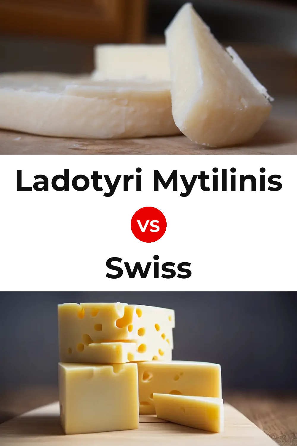 Ladotyri Mytilinis Cheese vs Swiss Cheese Pinterest comparison