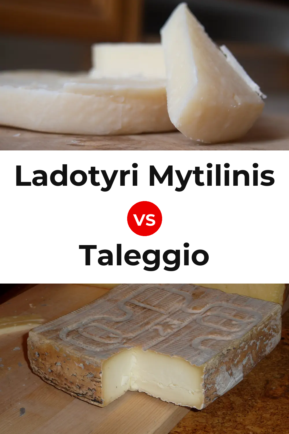 Ladotyri Mytilinis Cheese vs Taleggio Cheese Pinterest comparison