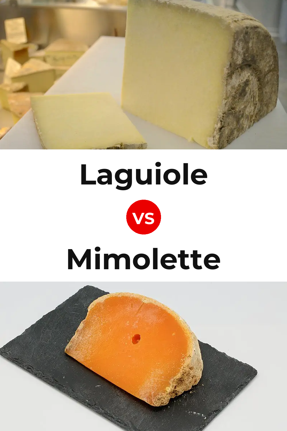 Laguiole Cheese vs Mimolette Cheese Pinterest comparison