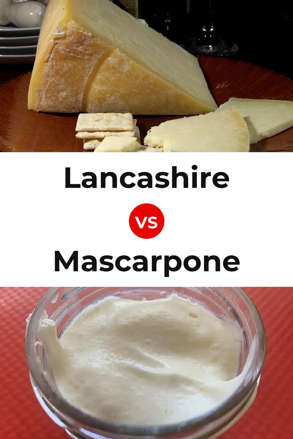 Lancashire Cheese vs Mascarpone Cheese Pinterest comparison