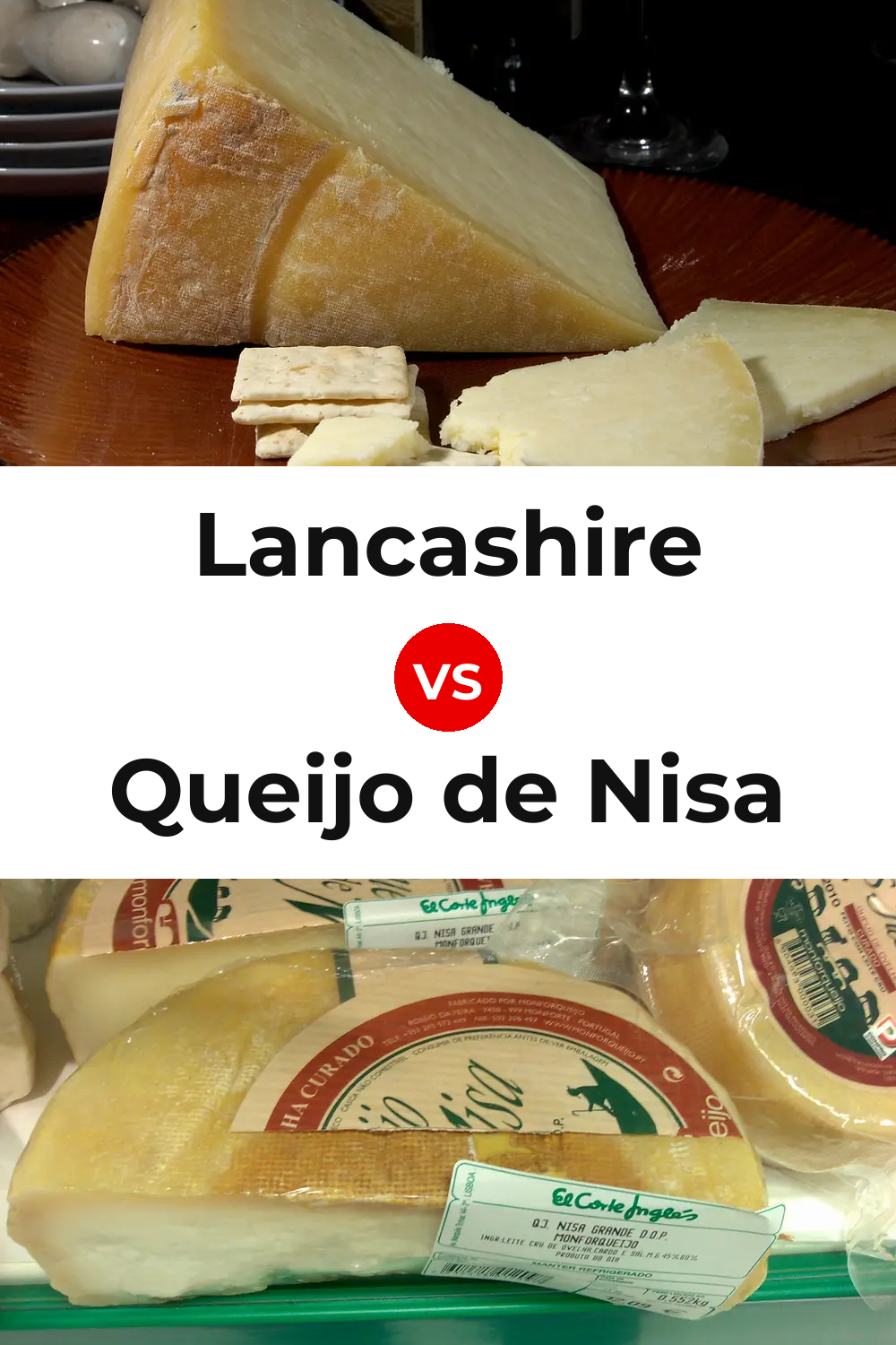 Lancashire Cheese vs Queijo de Nisa Pinterest comparison