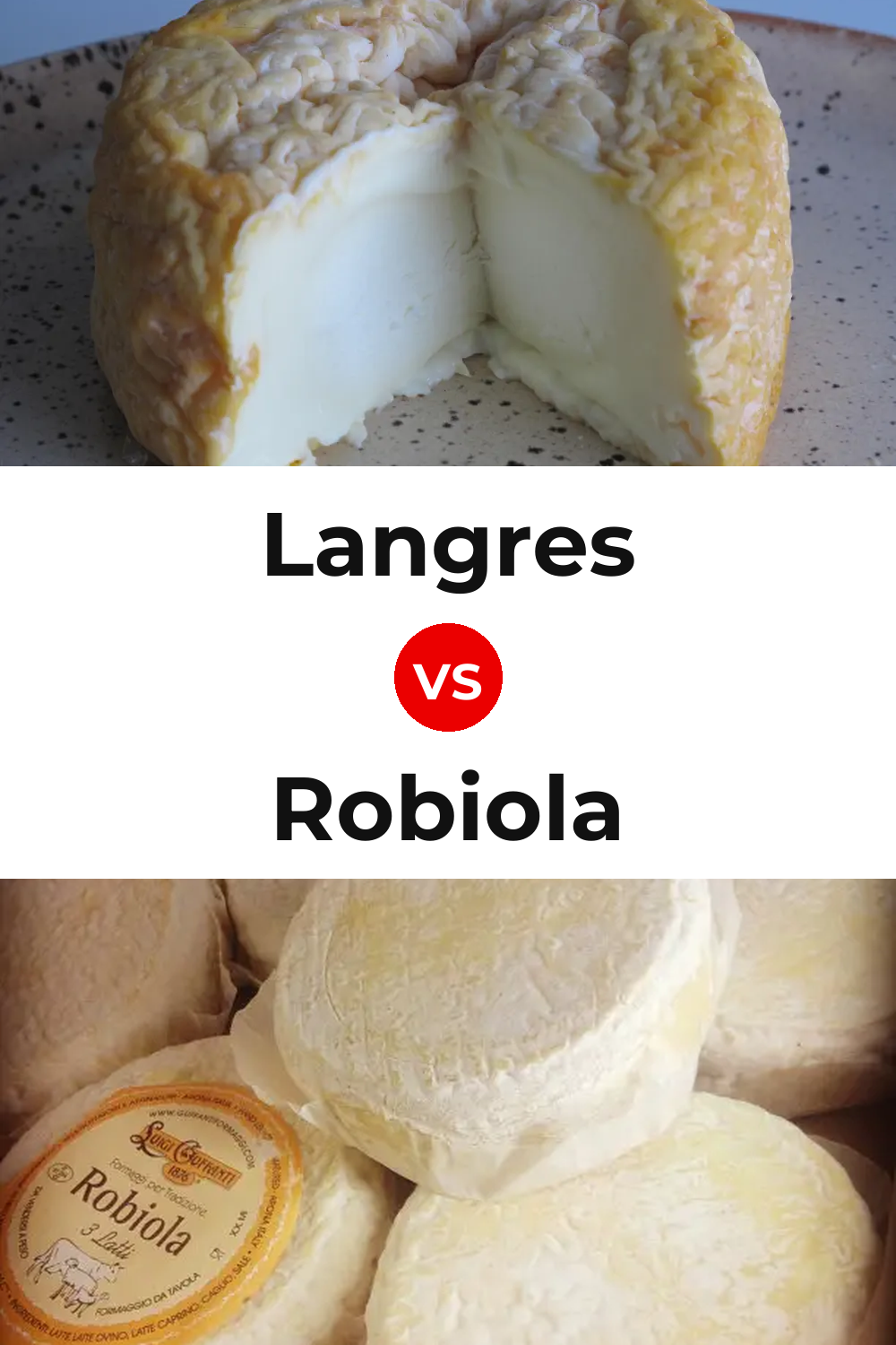 Langres Cheese vs Robiola Cheese Pinterest comparison