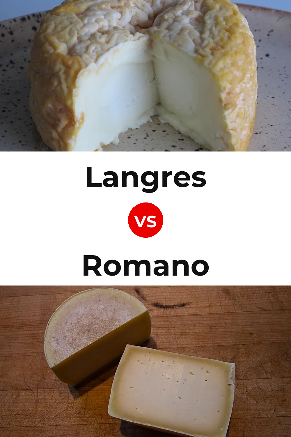 Langres Cheese vs Romano Cheese Pinterest comparison