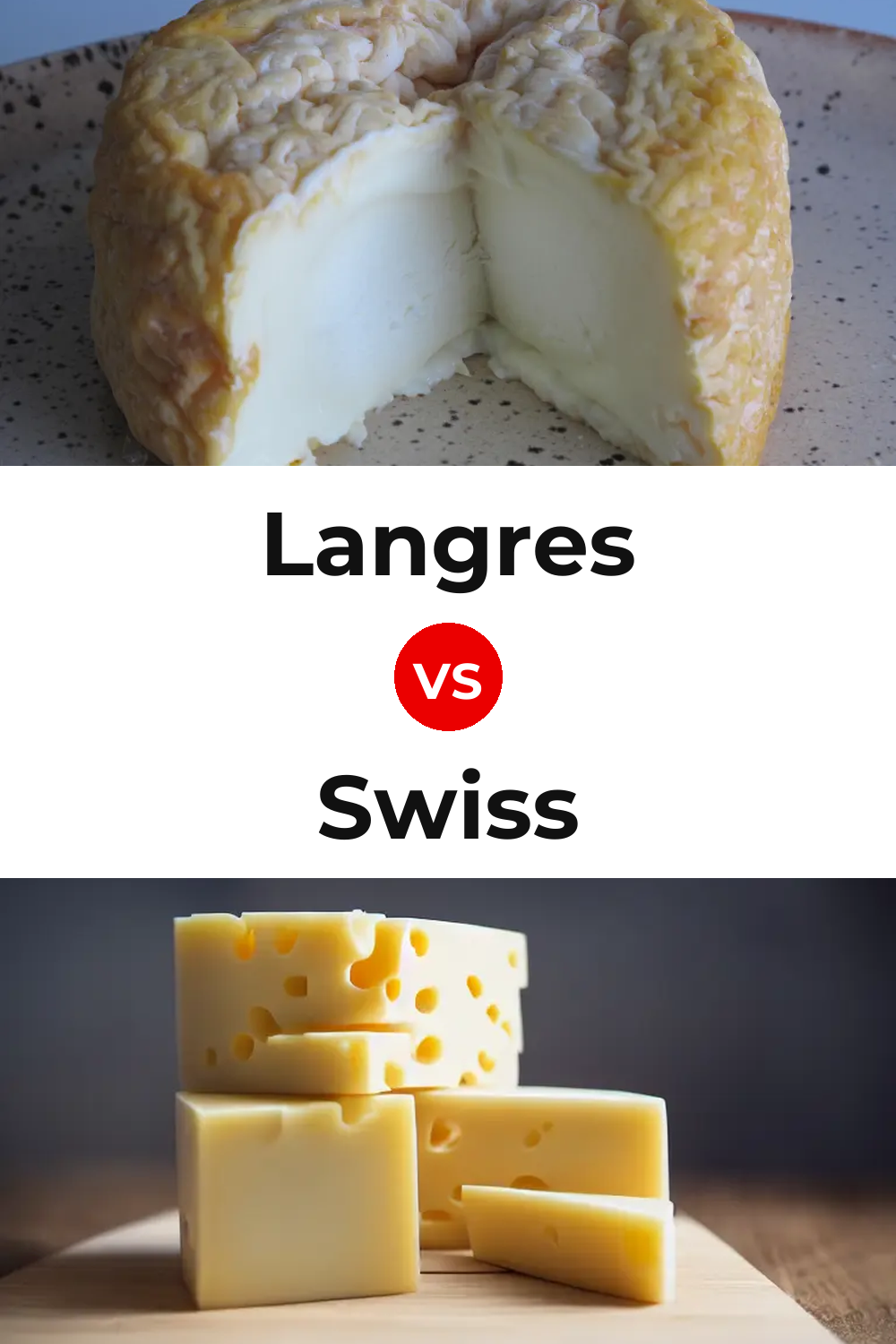 Langres Cheese vs Swiss Cheese Pinterest comparison