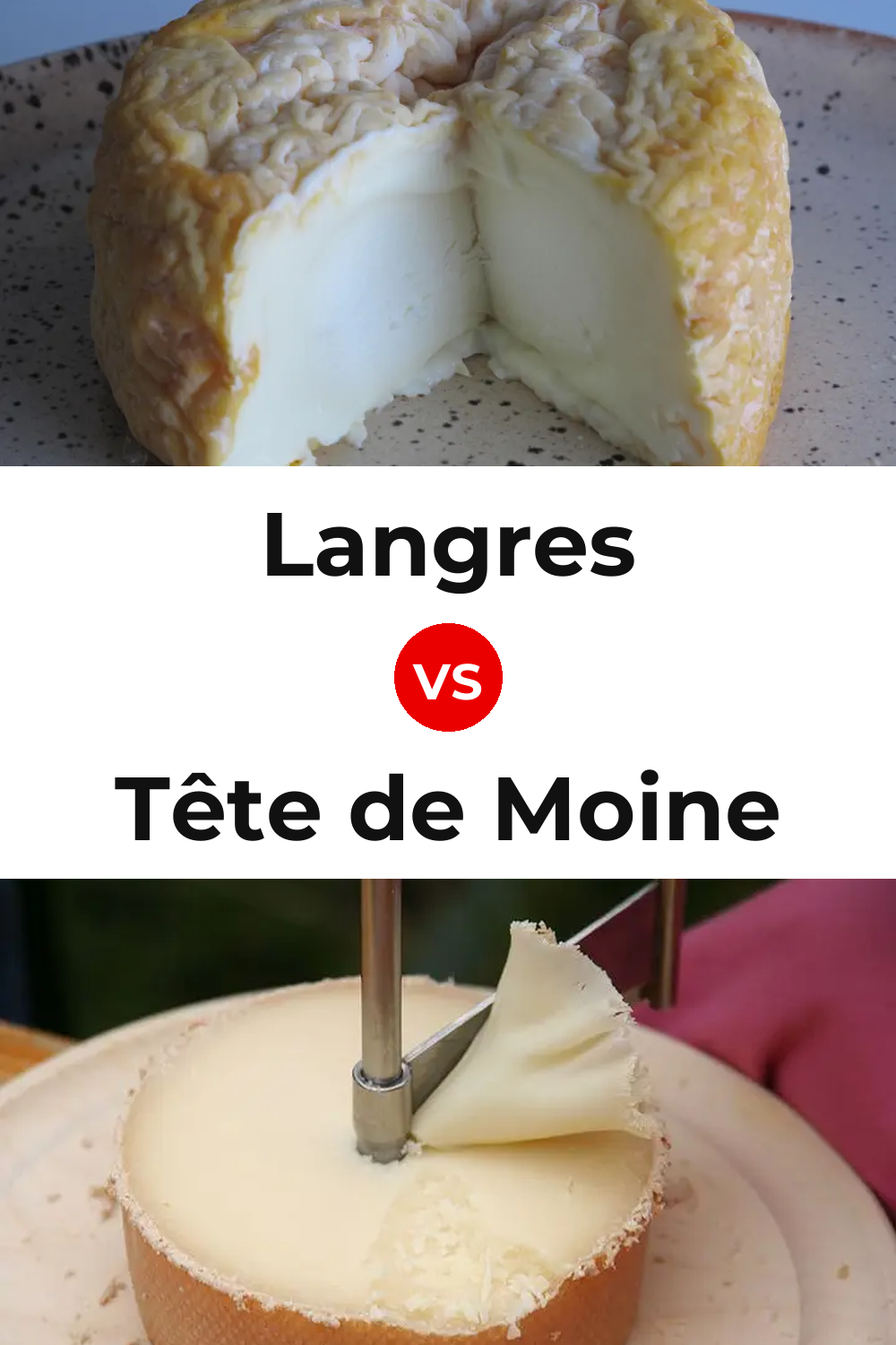 Langres Cheese vs Tête de Moine Cheese Pinterest comparison