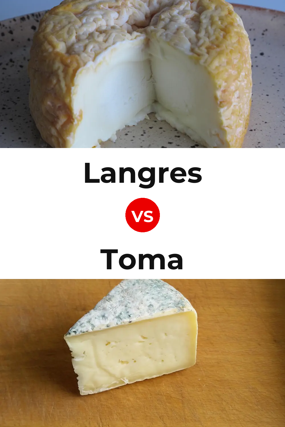 Langres Cheese vs Toma Cheese Pinterest comparison